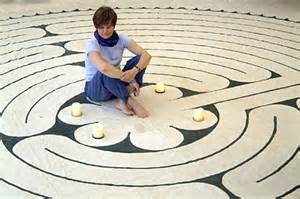 woman at center of labyrinth (2)